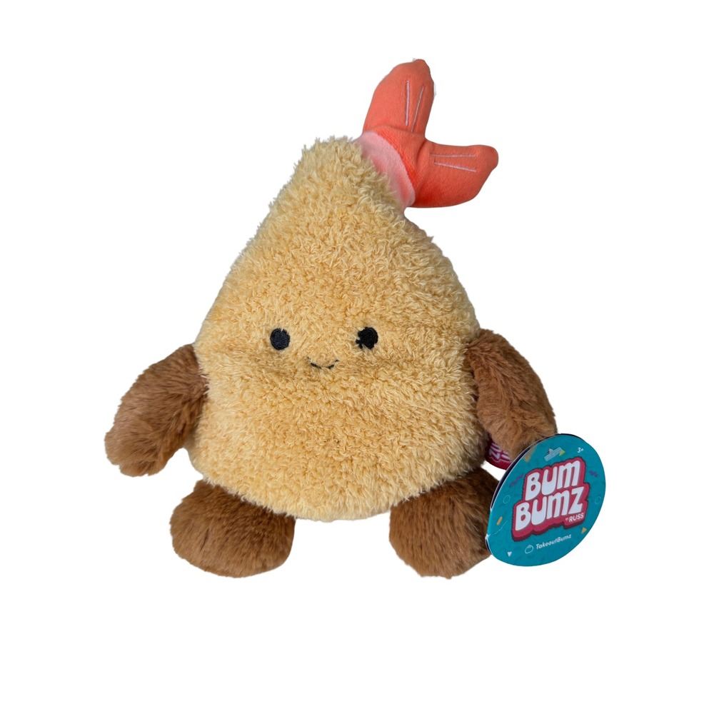 BumBumz by Russ TakeoutBumz Timothy Tempura Shrimp 7.5 Inch Plush NWT